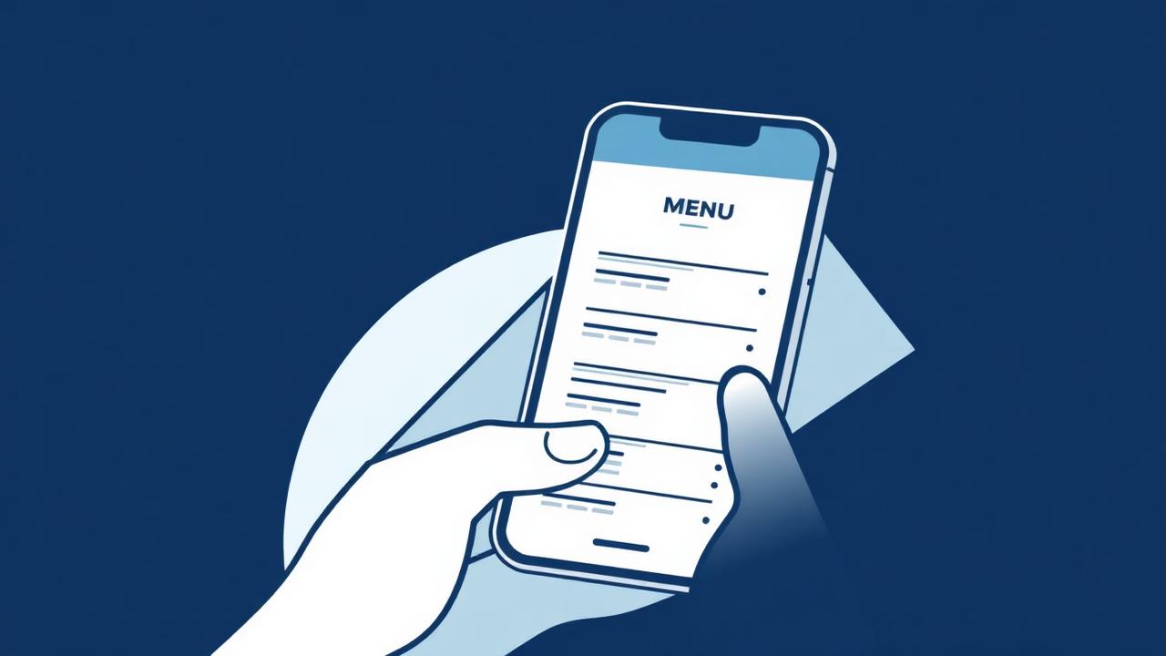 Mobile app illustration